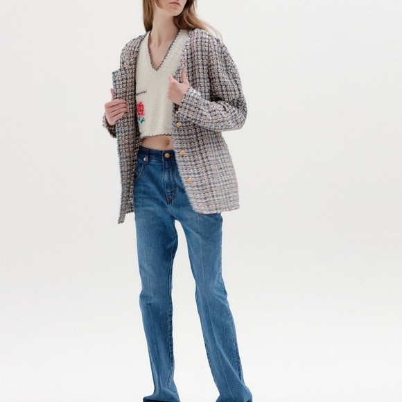 Sylvia Round Neck Tweed Jacket - Picture 16 of 16